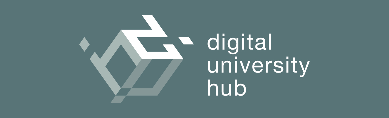 Logo von digital university hub als Banner