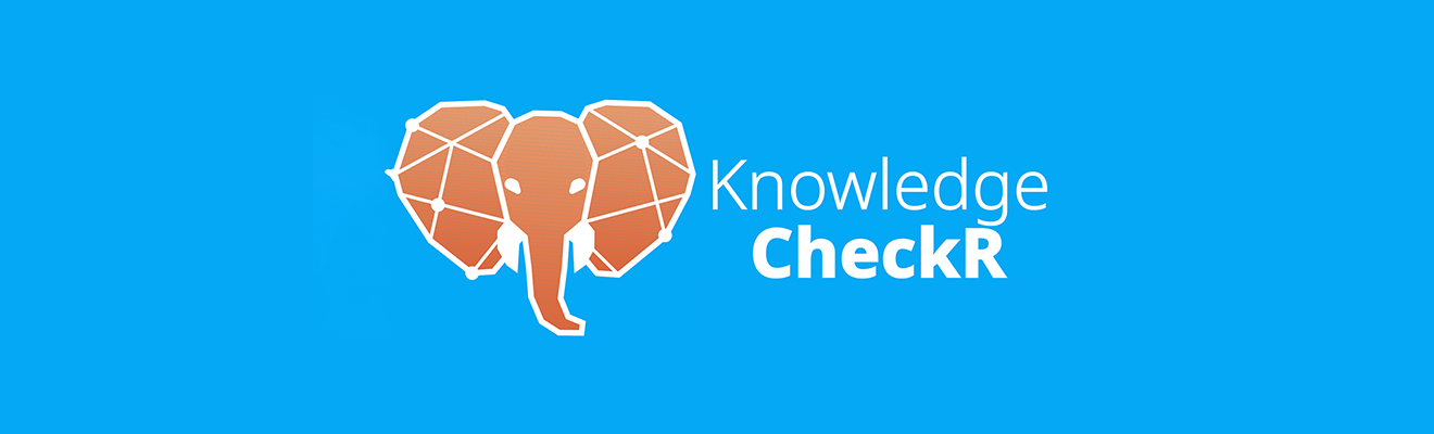 Das Logo von KnowledgecheckR als Banner