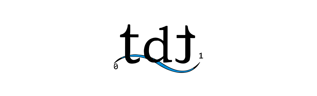 Das Logo von Tdt als Banner