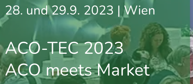 Banner von der Veranstaltung ACO TEC2023