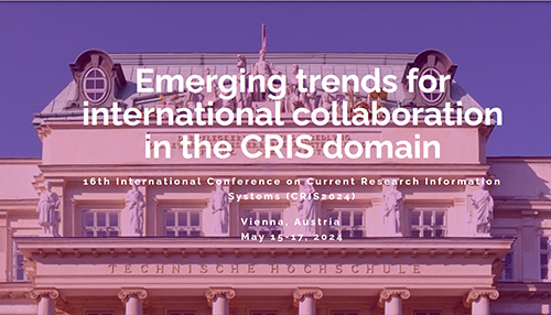 Teaserbild der CRIS Veranstaltung mit der Universität Wien im Hintergrund